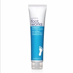 Avon Foot Works Peppermint Reviving Leg Gel (New)